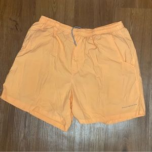 Men’s Columbia PFG Water Shorts Orange Size Large